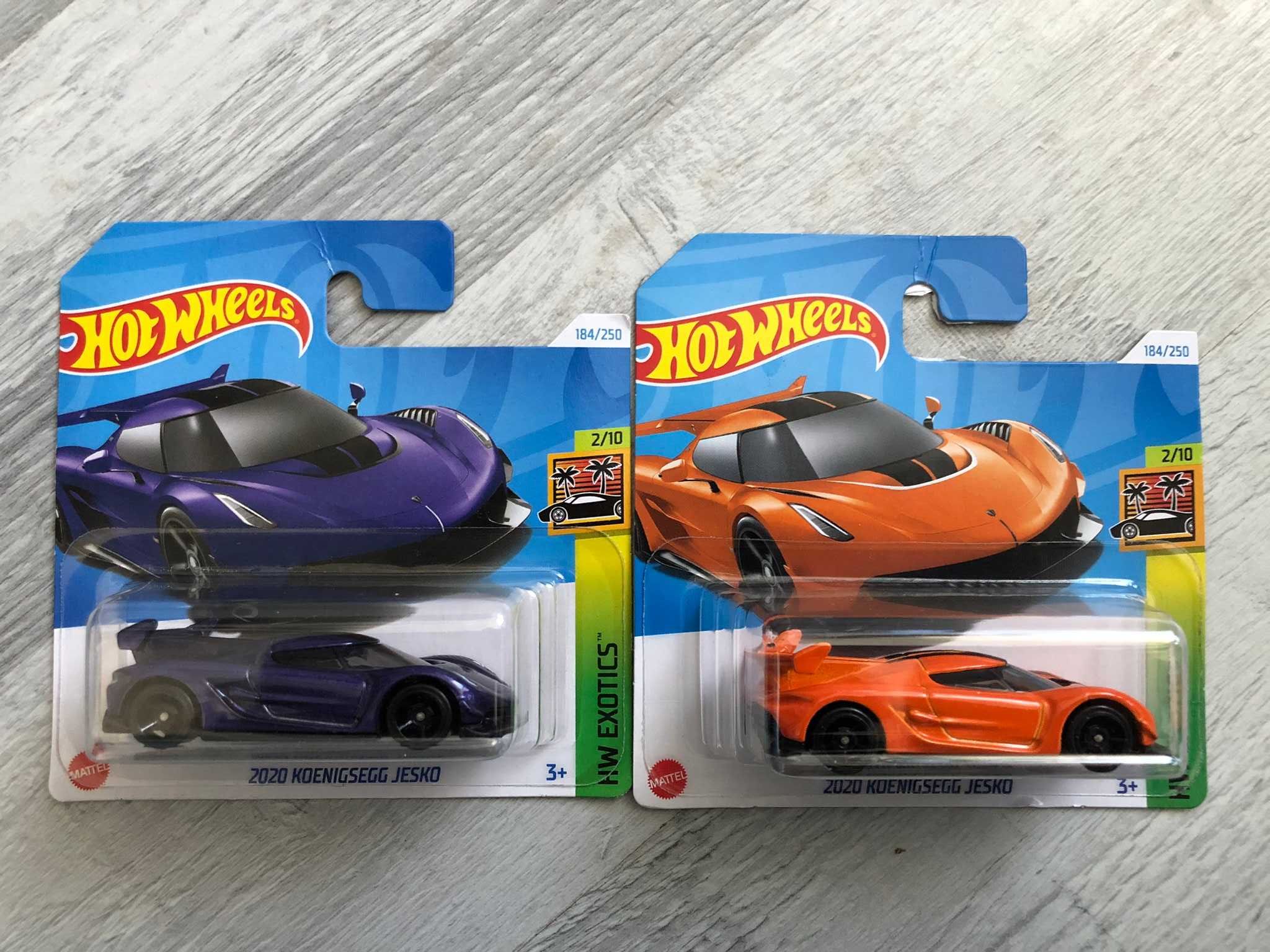 SET 2x Koenigsegg Jesko 2020 HotWheels Hot Wheels
