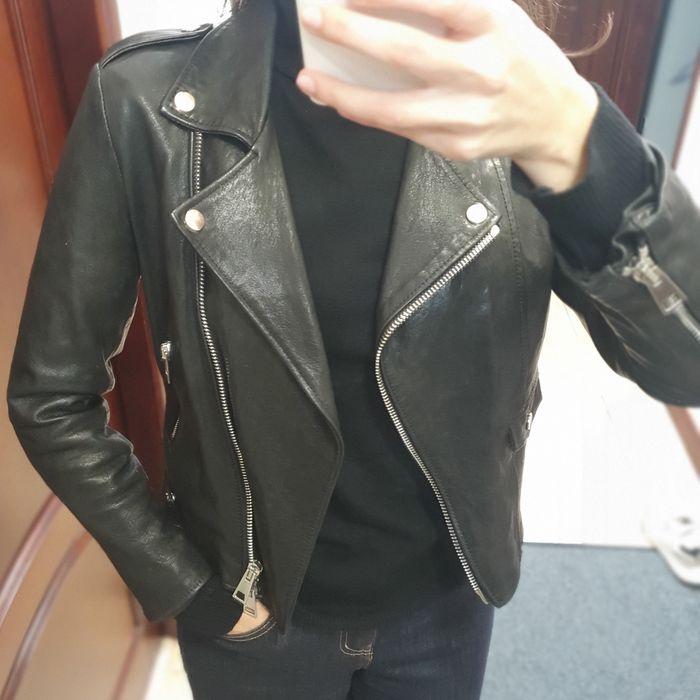 Куртка косуха Италия натуральная кожа S