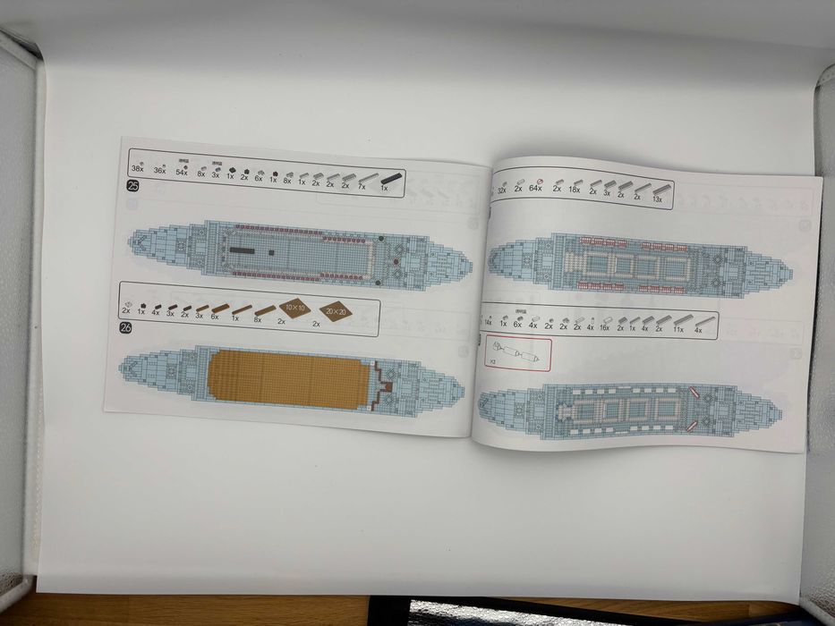 Klocki statek Titanic