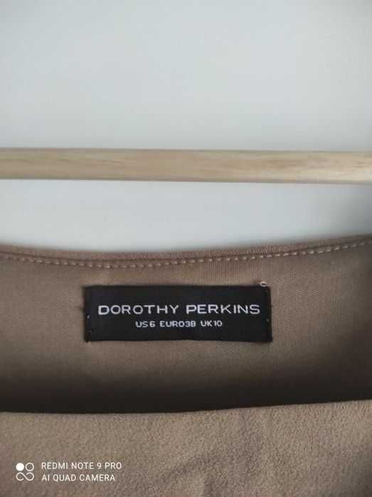 Sukienka Dorothy Perkins M 38 beż wiosna/lato komunia wesele elegancka