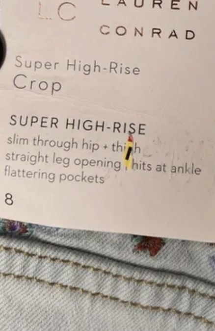 Haftowane spodnie dzinsowe r.M nowe