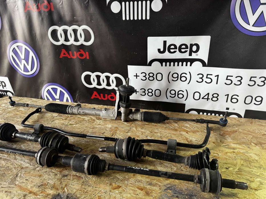 Рейка кермова, стойка, полуось Jeep Compass 17-22 США оригінал Розборк