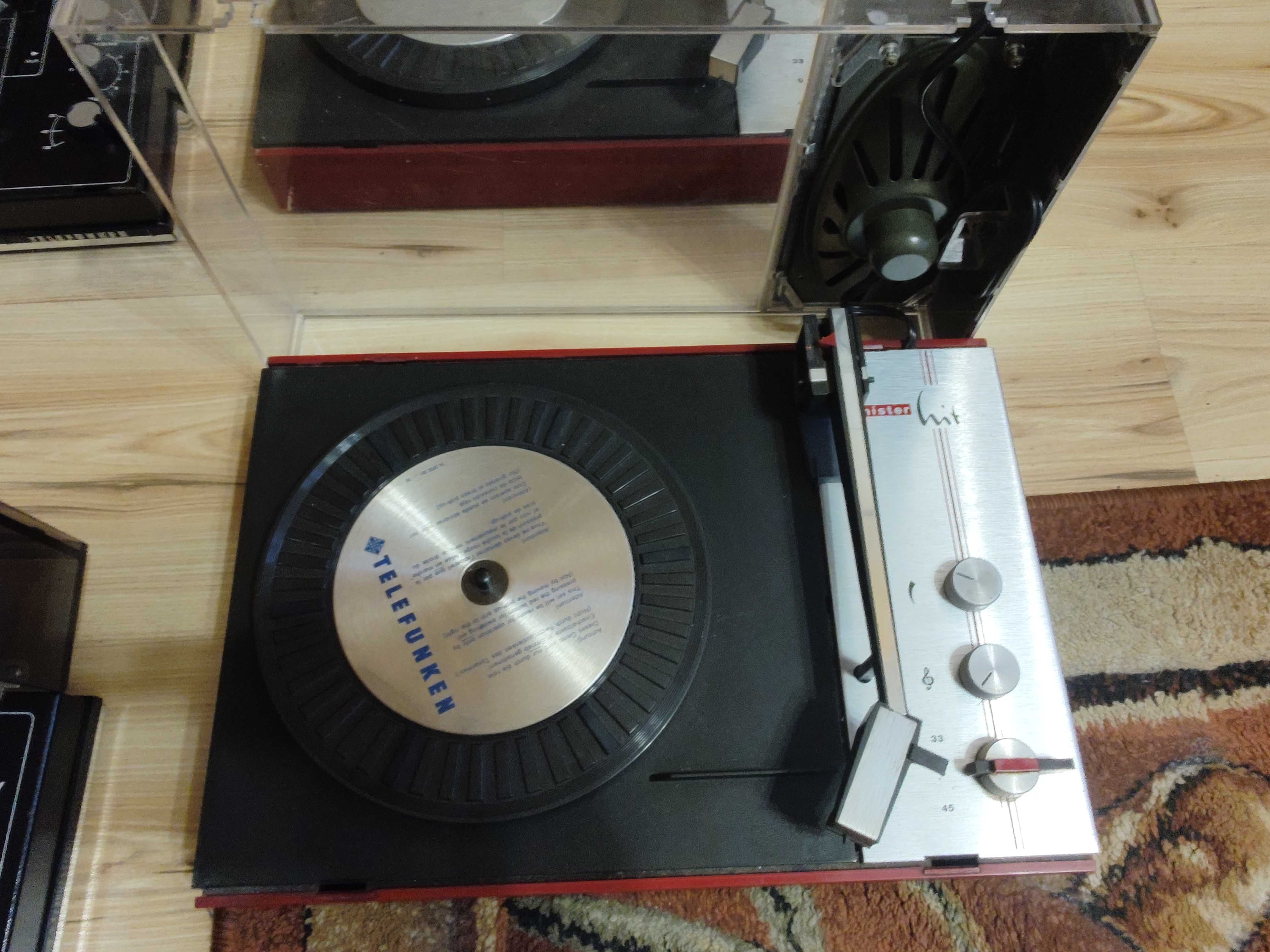 Gramofony Unitra, Telefunken, JVC, 5szt