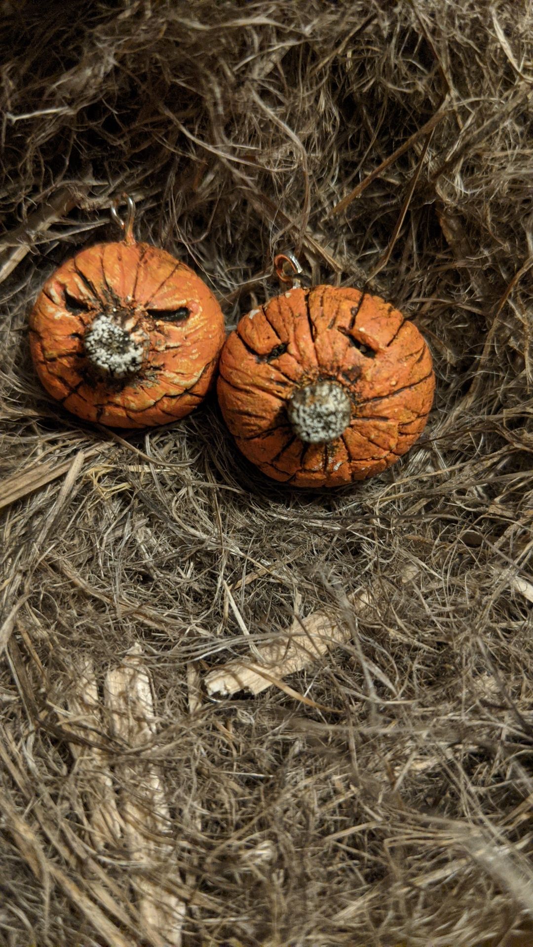 Zawieszki naszyjnik dynie halloween