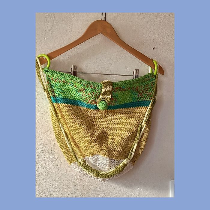 Malas de crochet feitas à mão