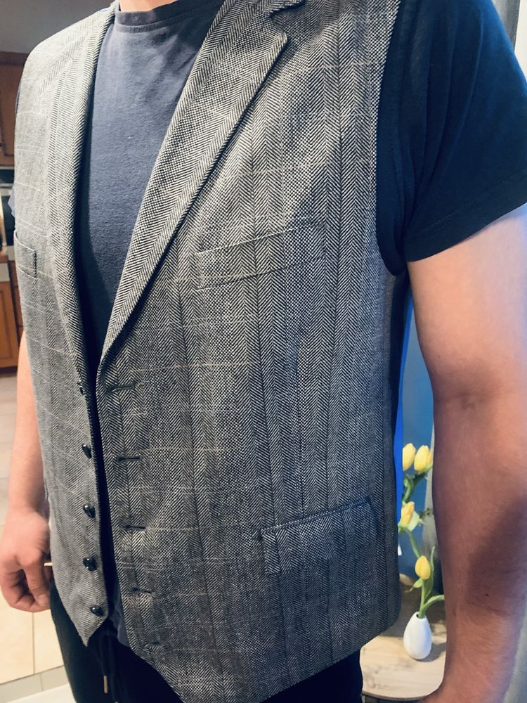 Mario Barutti Elegancka kamizelka męska