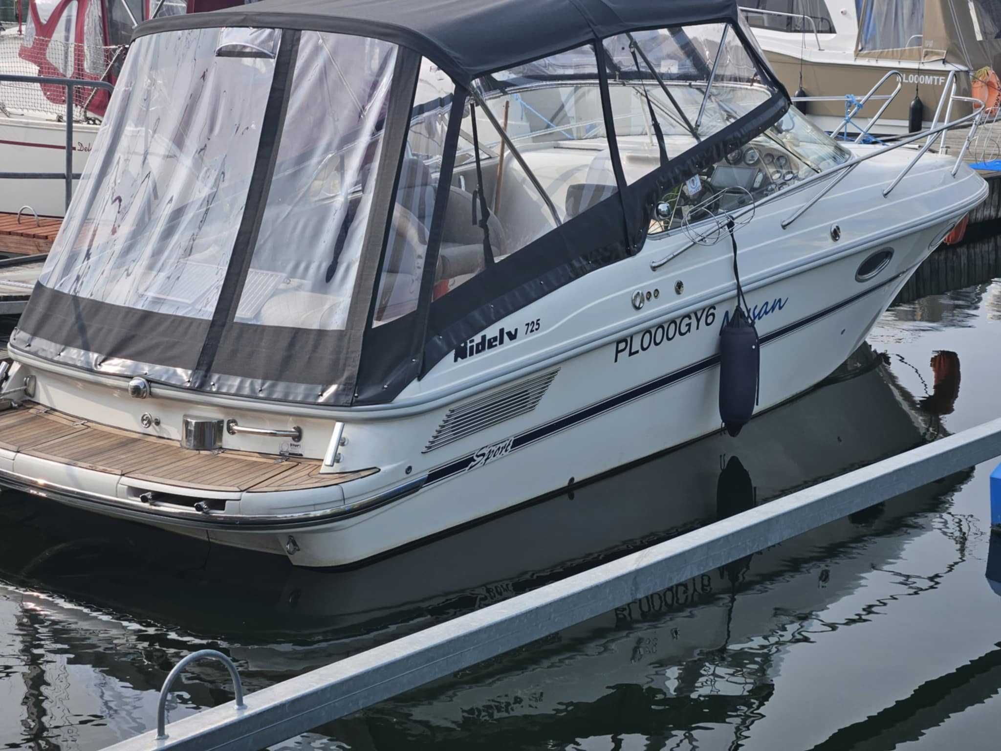 Łódź motorowa NIDELV 725 SPORT 2006 r. diesel silnik VOLVO PENTA skóra