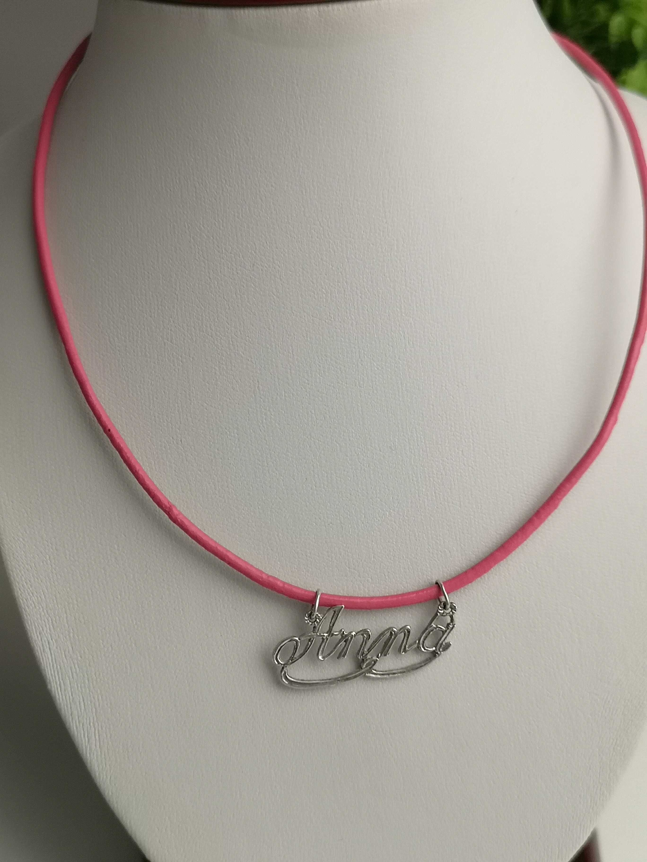 naszyjnik choker z imieniem Anna