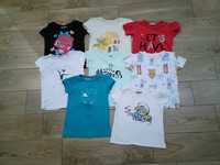 Bluzka t-shirt 8 szt cool club Next hm rozm 128