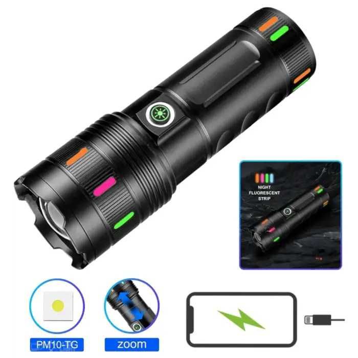 Ліхтарик 701-PM10-TG, Ліхтар акумуляторний світлодіодний потужний
