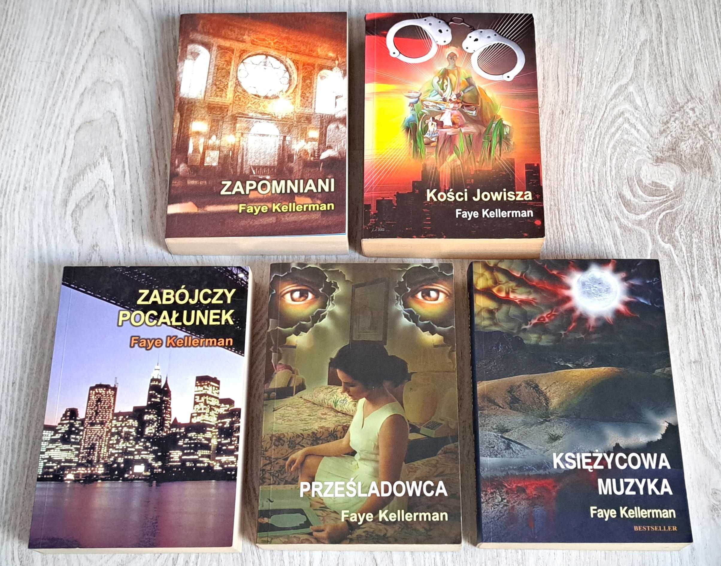 Faye Kellerman Kości Jowisza Księżycowa muzyka Prześladowca Zapomniani