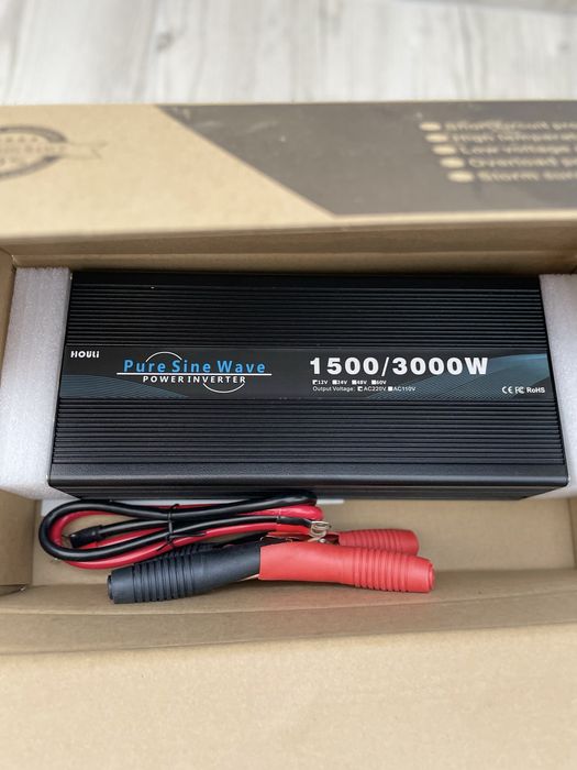 НОВИЙ - Інвертор напруги 3000W 12V на 220V