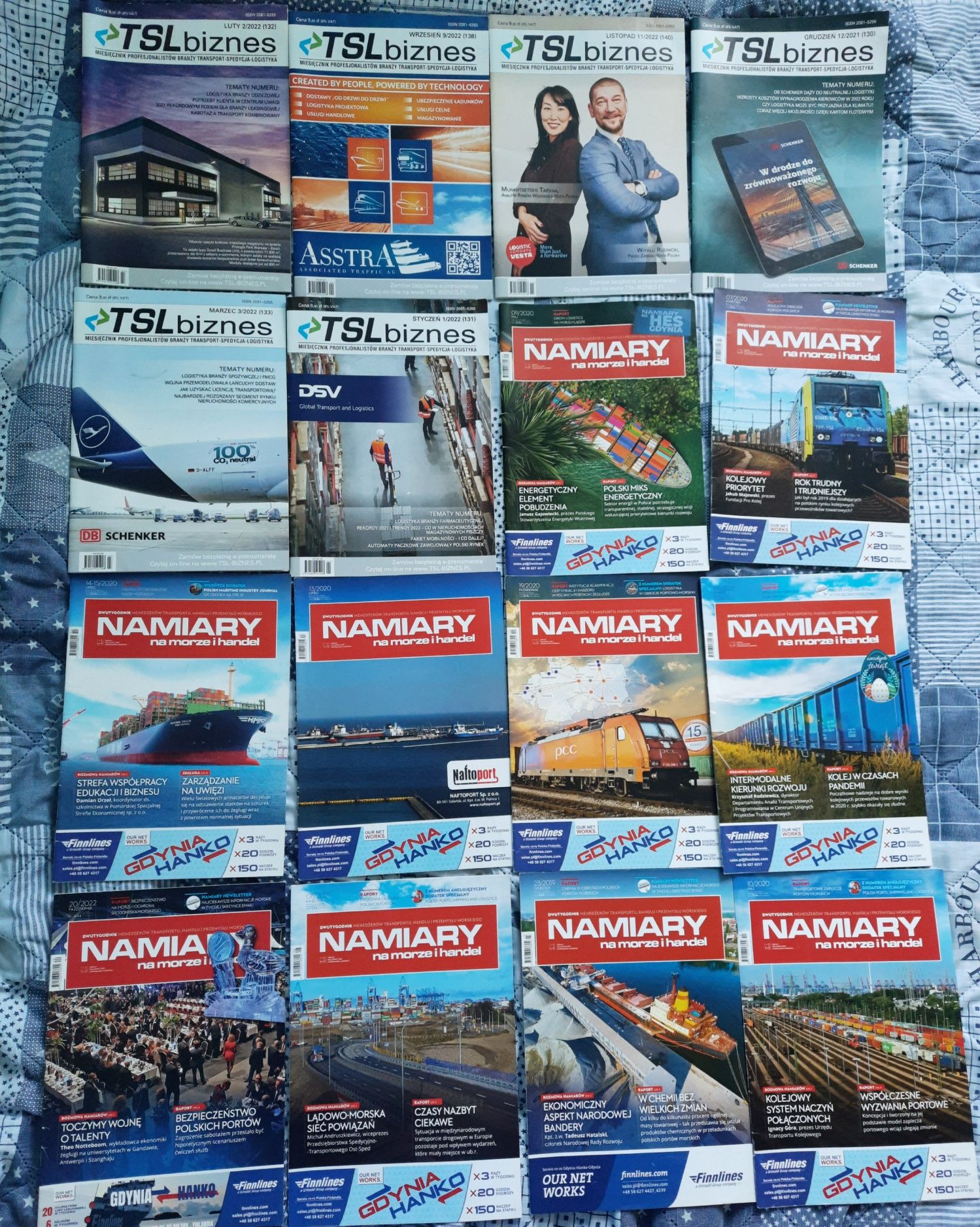 czasopisma Namiary na morze i handel TSL biznes transport port statki
