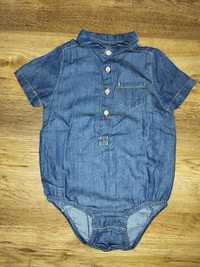 Koszulobody niemowlęce dla chłopca jeans R.86/92
