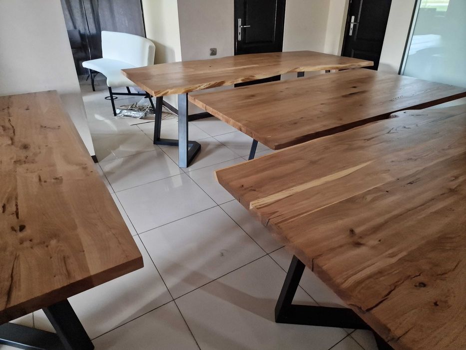 stół dębowy lity dąb premium producent dostępny od ręki 240x100 cm