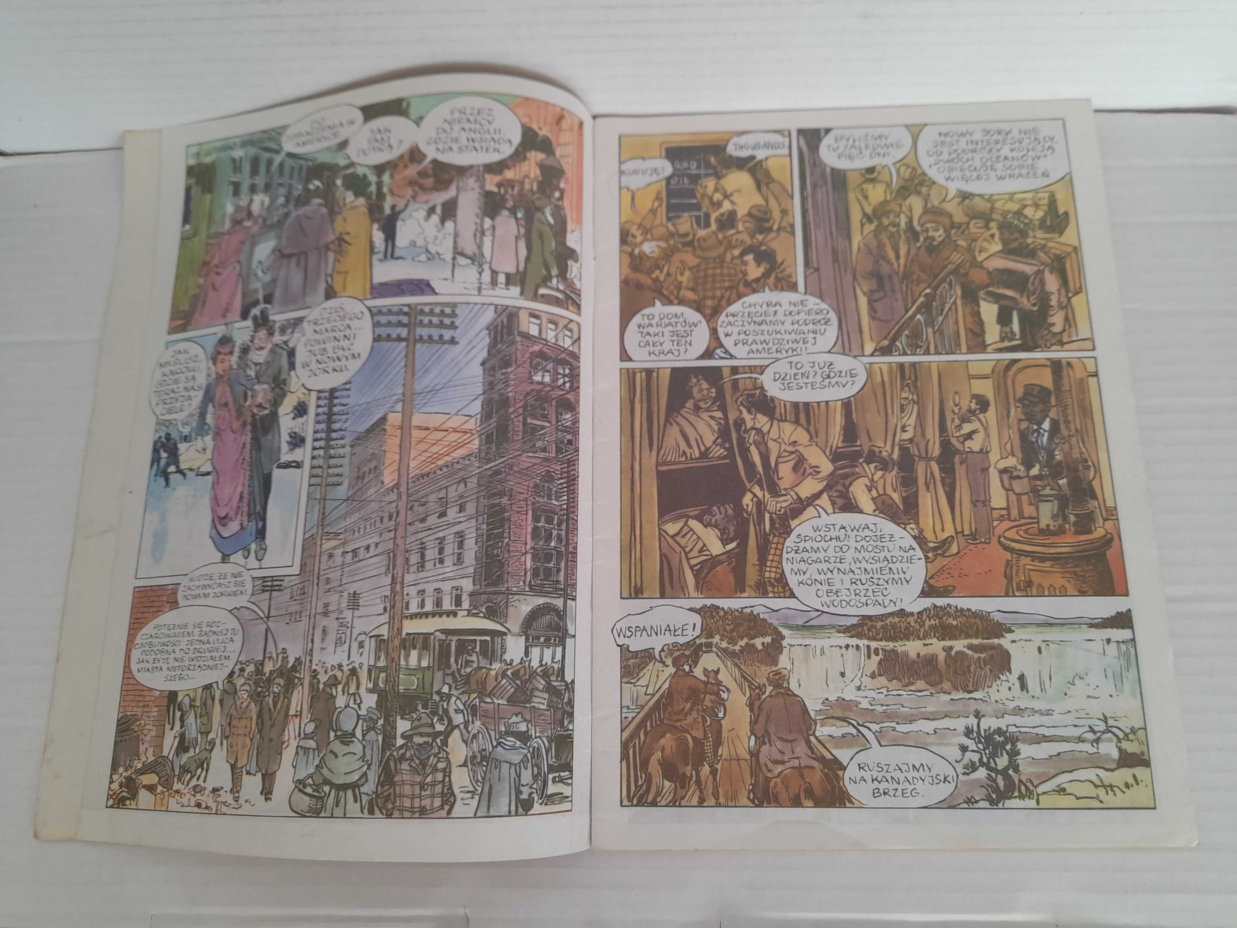 Komiks W POSZUKIWANIU PRAWDZIWEJ AMERYKI 1988 wydanie 1 Marek Szyszko
