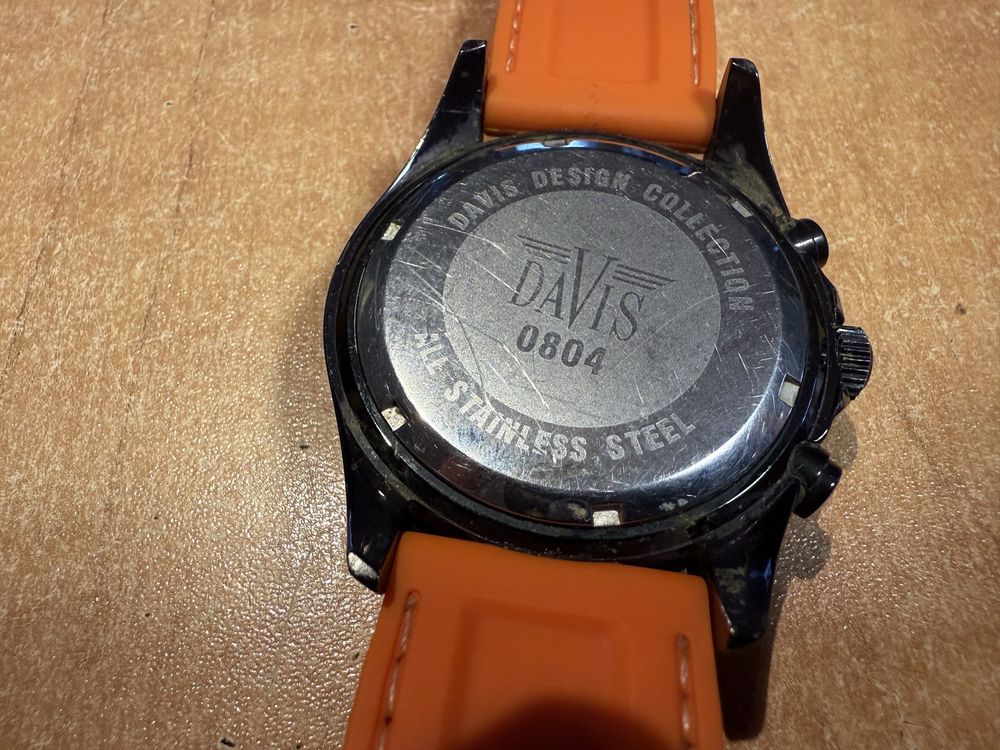 Zegarek Davis chronograf japoński mechanizm miyota kaliber 0s20