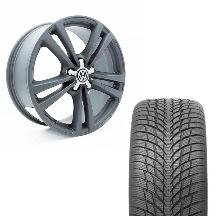 NOWE ORYGINALNE Felgi / Koła 18" - Volkswagen Golf Touran Passat T-Roc