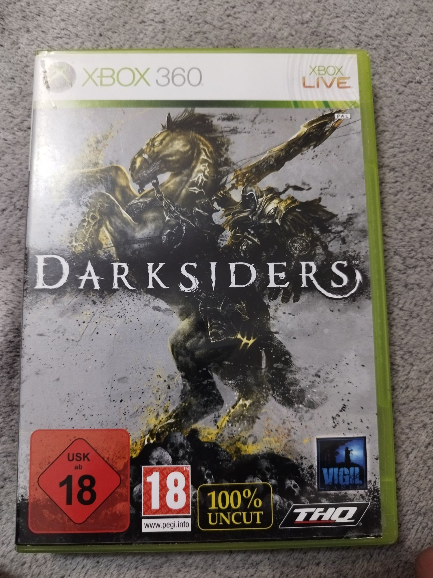 Darksiders xbox360.xbox one Wersja po Niemiecku  Xbox 360 x360