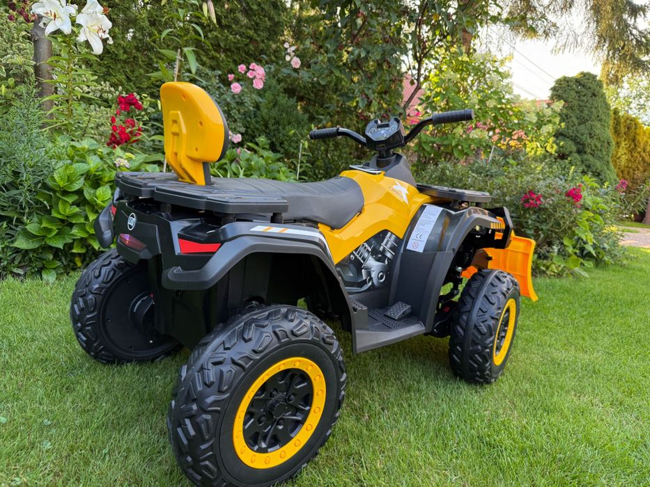 Quad elektryczny dla dziecka 24V z pługiem