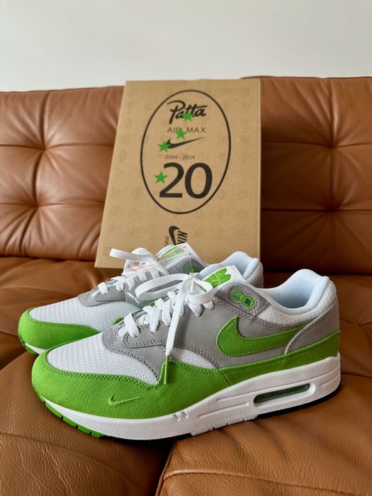 Nike Air Max 1 Patta 20th Anniversary Chlorophyll US9 42.5 27cm Nowe