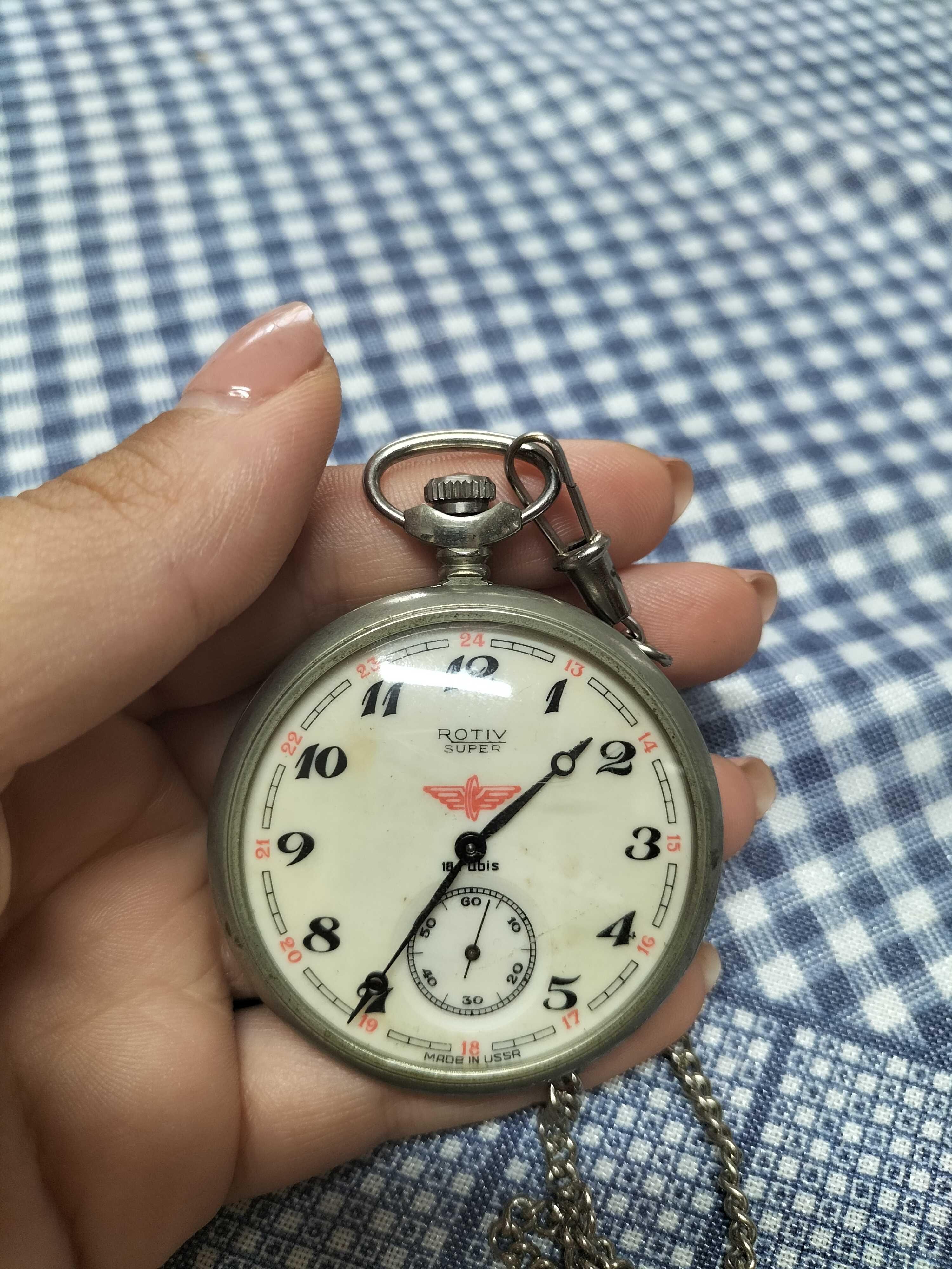 Relógio de bolso Made in USSR