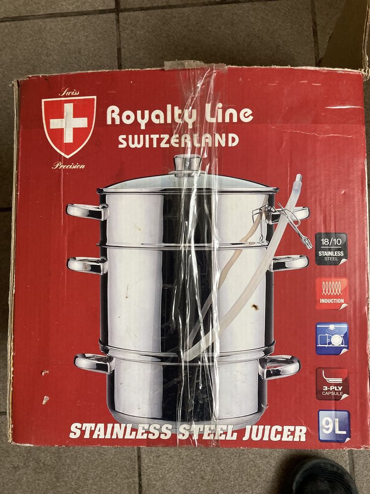 Соковипарювач з нержавіючої сталі Royalty Line Switzerland