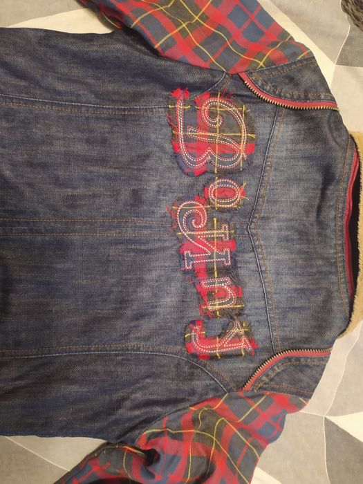 Куртка кофта джинсовая на меху