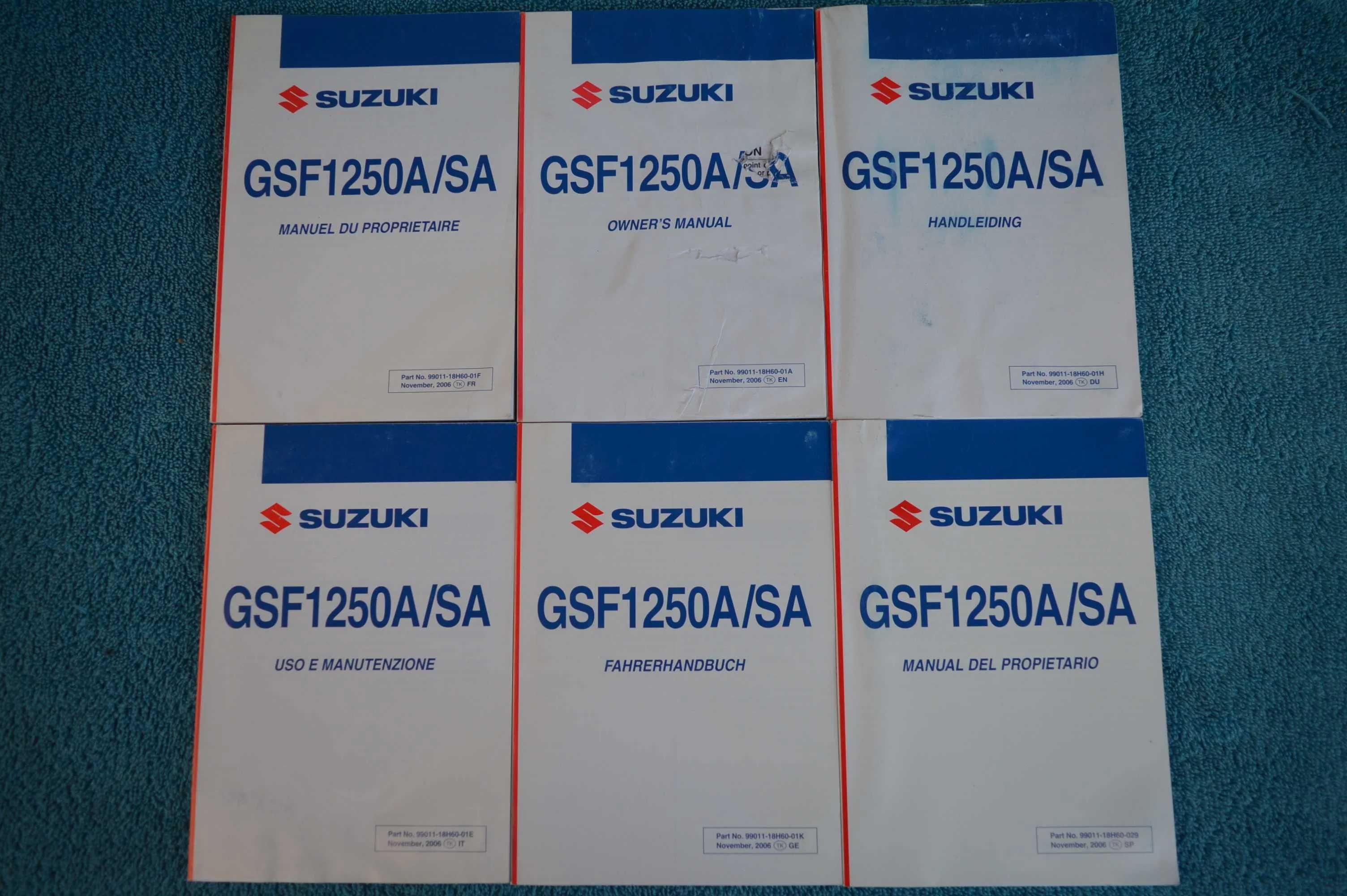 Suzuki gsf Bandit 1250 SERWISÓWKA instrukcja obslugi nowa