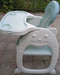 Детский стульчик-столик для кормления трансформер 2в1 bambi