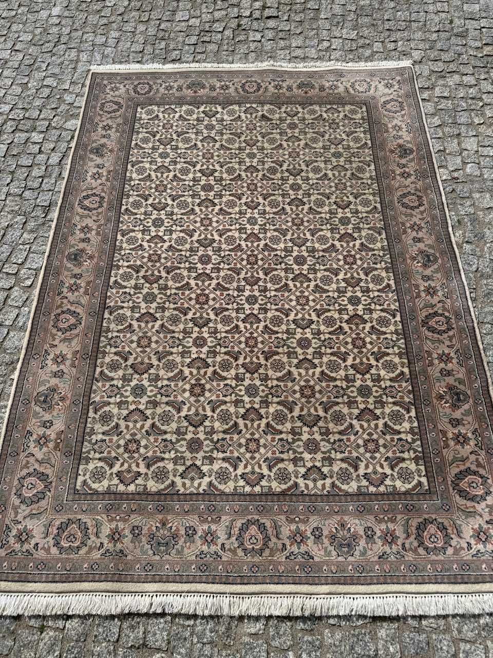 Kaszmirowy r. tkany dywan perski Indo Herati 210x140 sklep 11 tys