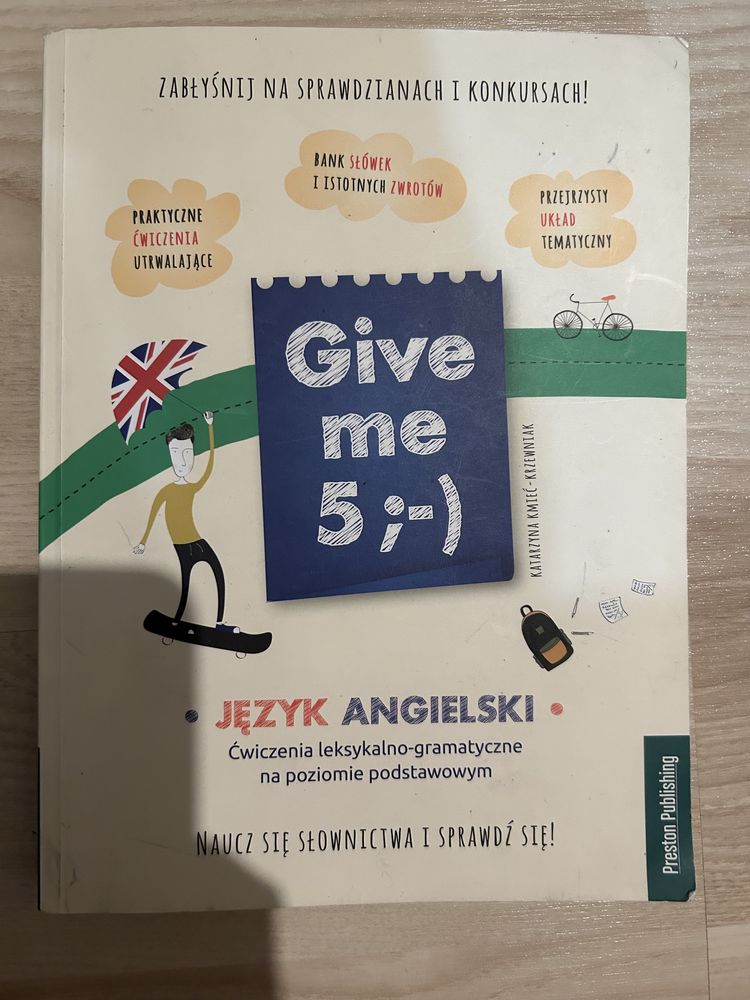 Give me 5 książka angielski