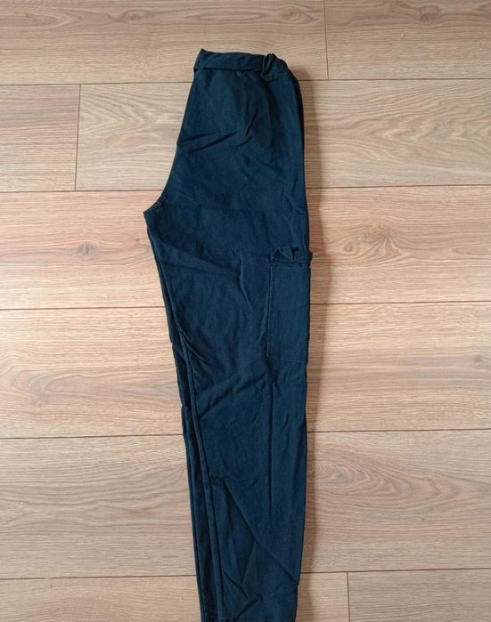 Spodnie damskie z kieszeniami jogger chinosy M