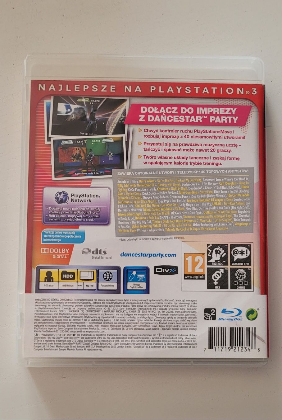 Dancestar Party Zostań Gwiazdą Tańca PS3 PLL