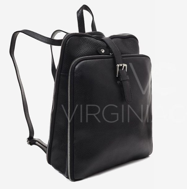 Virginia Conti рюкзак жіночий А4 Чорний рюкзак італійський