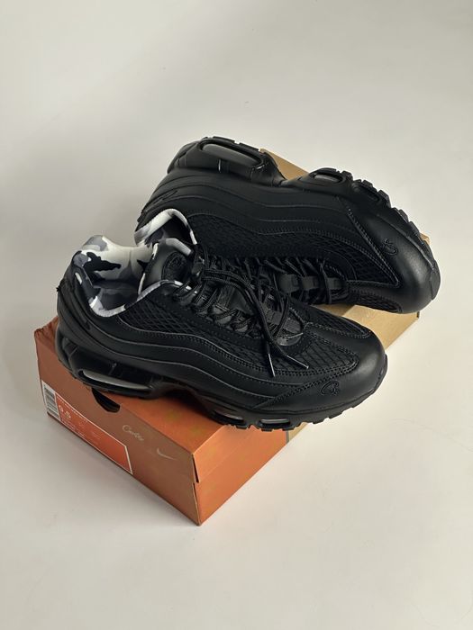 Nike Air Max 95 Corteiz Black чорні кросівки черные кроссовки найк 43
