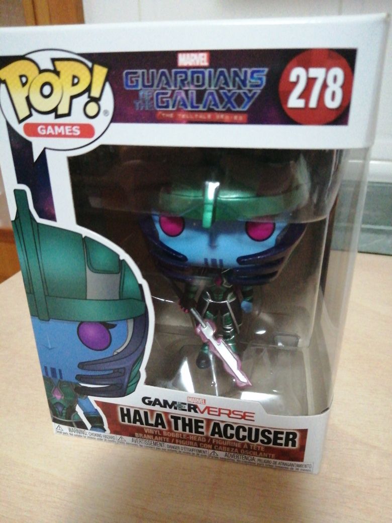 Figura Funko Pop- Hala the Acuser - Guardiões da GALAXIA-NOVO em Caixa