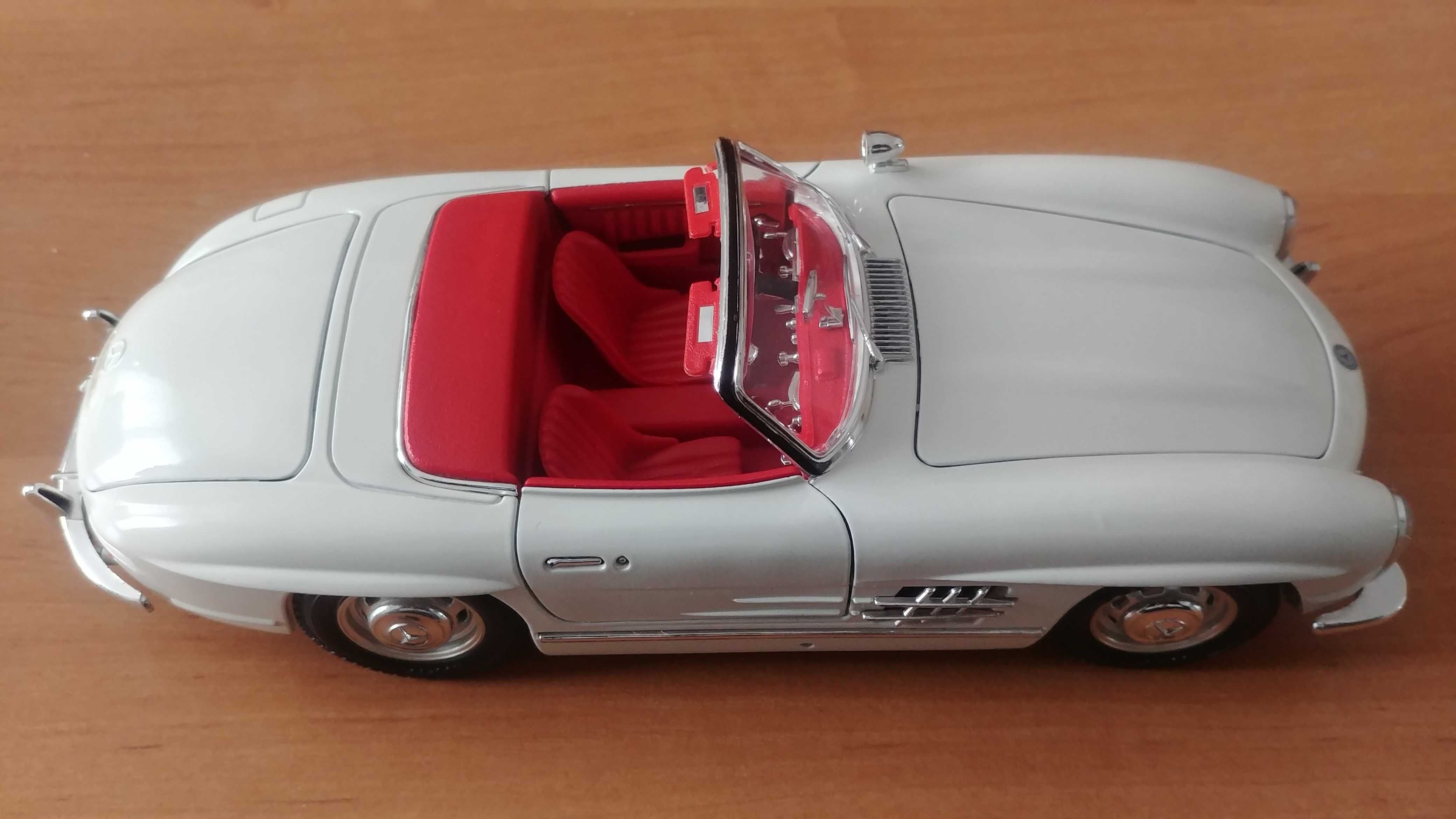 Mercedes 300 SL w skali 1/18 zamiana