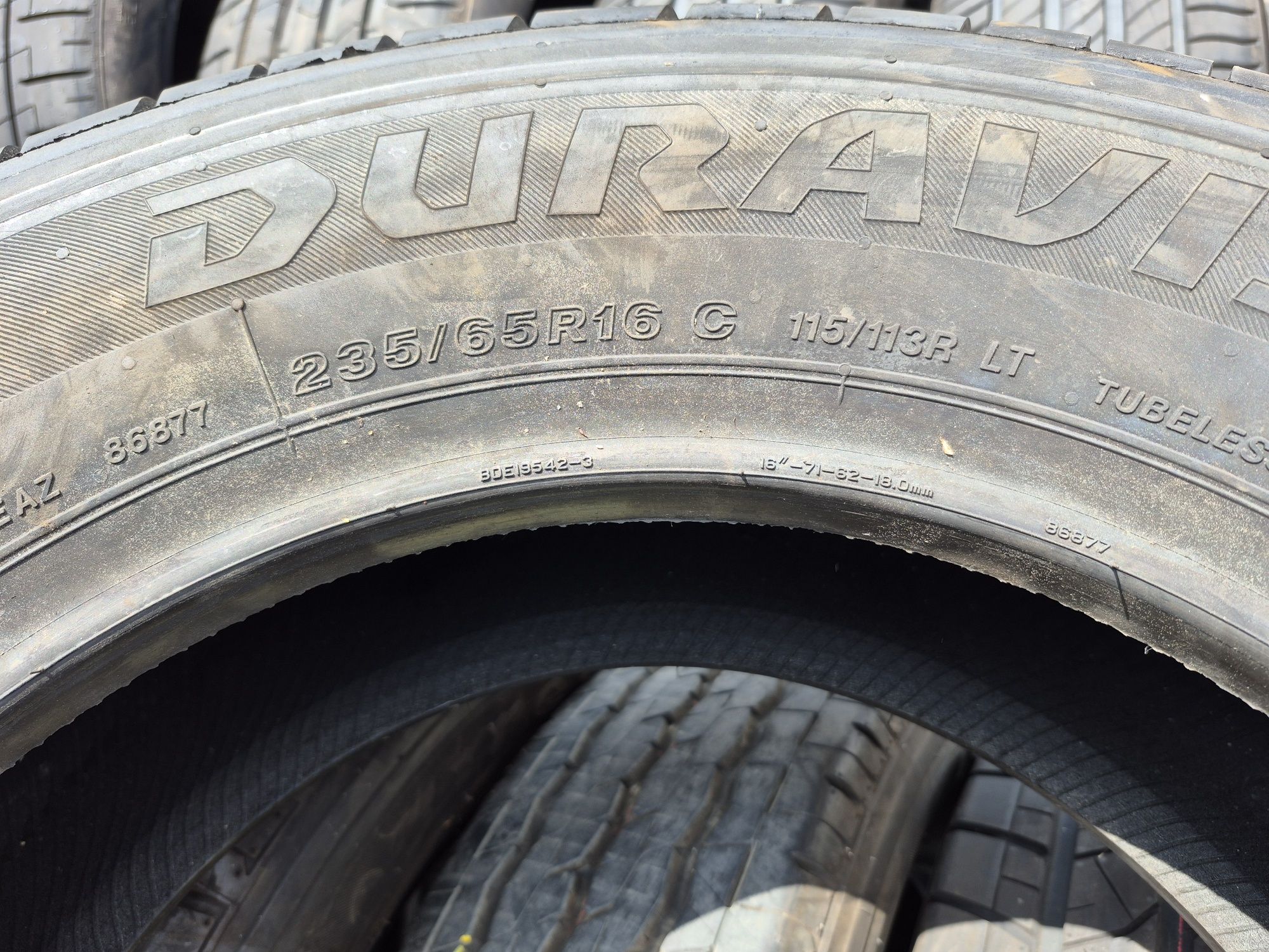 Nowe opony letnie Bridgestone 235/65r16c para 2024r +Gratis