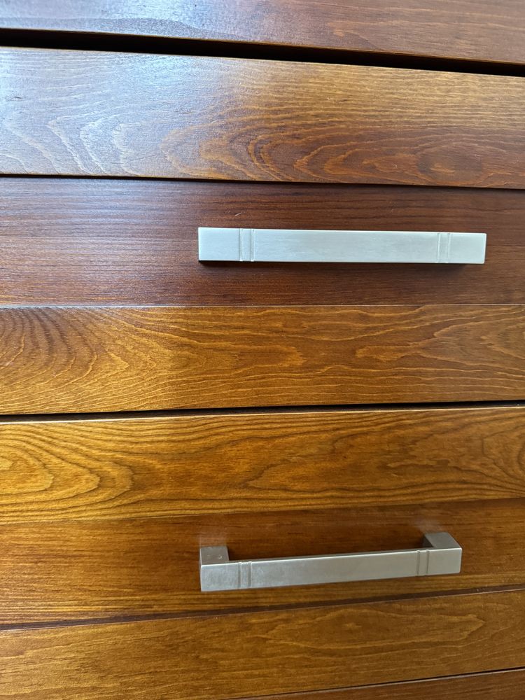 Komoda lite drewno dąb palisander