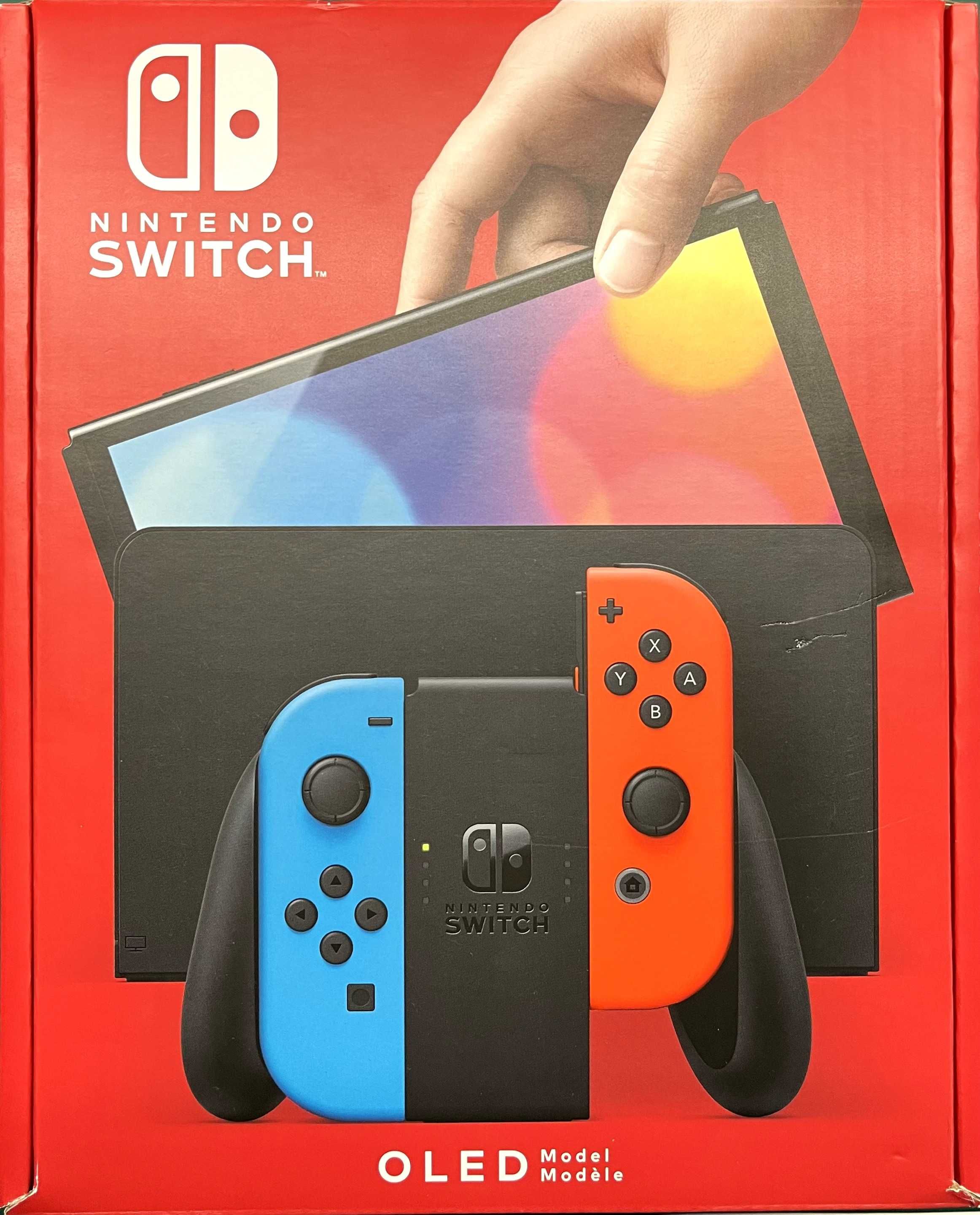 Nintendo Switch OLED Desbloqueada (Nova) + MicroSD Kingston 256GB