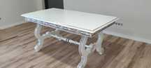 Mesa de madeira, sala de jantar