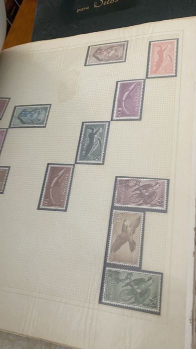 Selos dossier colecao