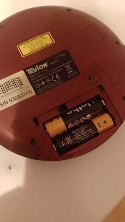 Discman Tevion anti-shock