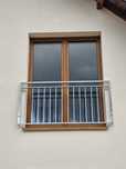 Ekskluzywne balustrady balkon francuski Inox stal nierdzewna