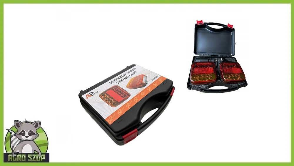 Zestaw lamp lampy bezprzewodowe tylne led do przyczepy na magnes