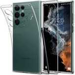 Etui Spigen Liquid Crystal Na Samsung Galaxy S22 Ultra - Przezroczyste