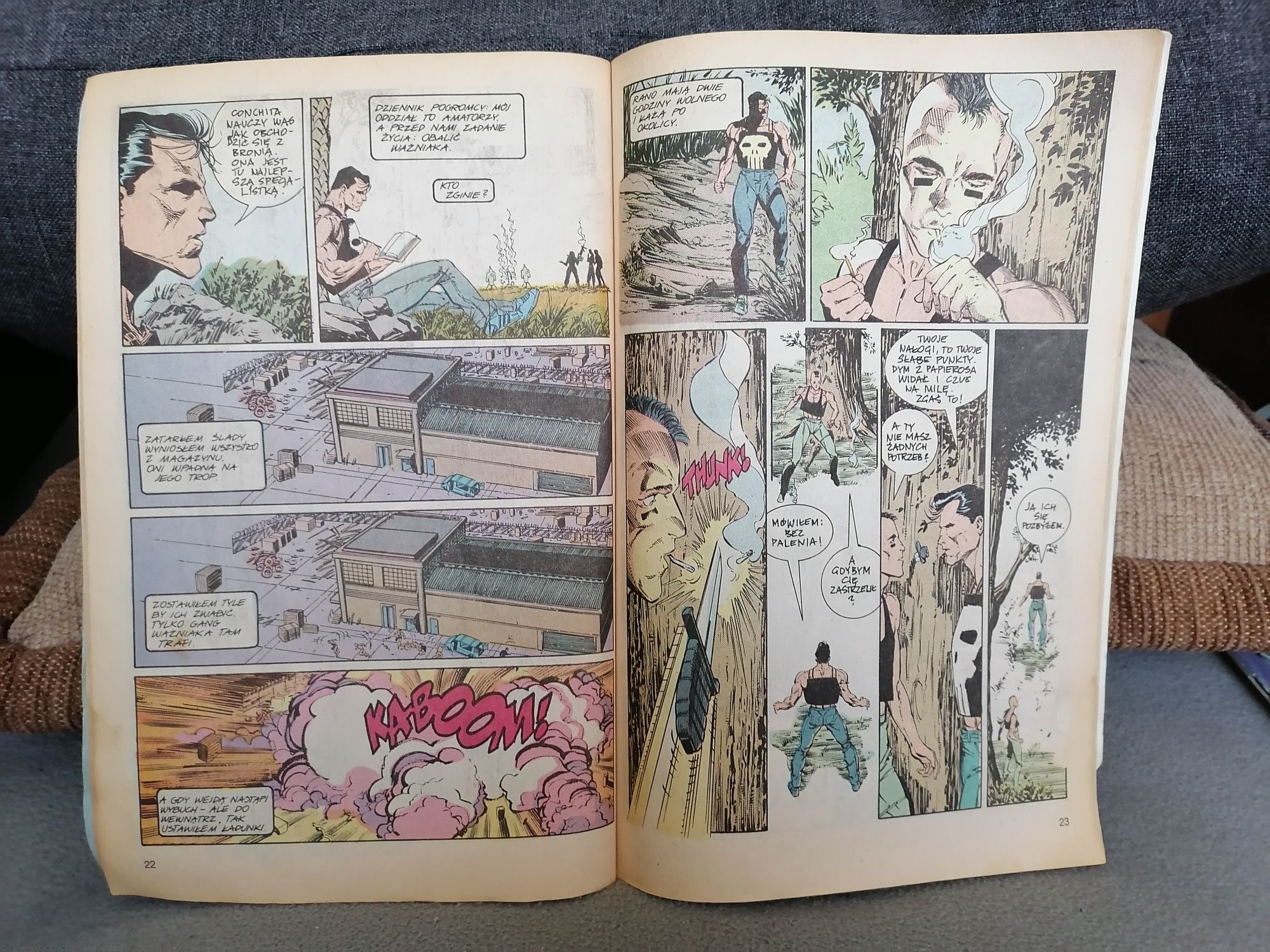 Komiks Punisher Upadek ważniaka 5/1990
