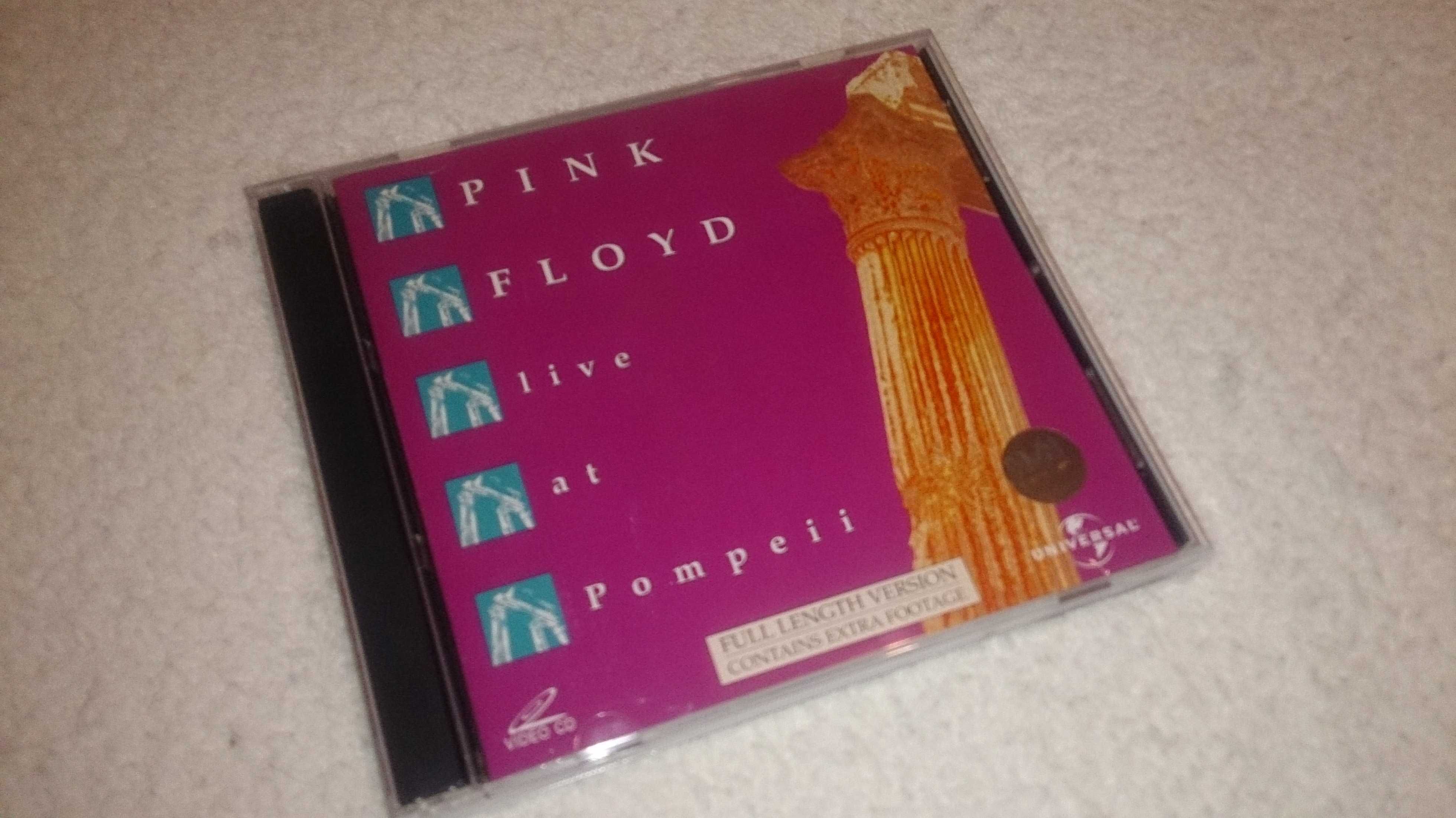 pink floyd: live at pompeii (video cd duplo) raro