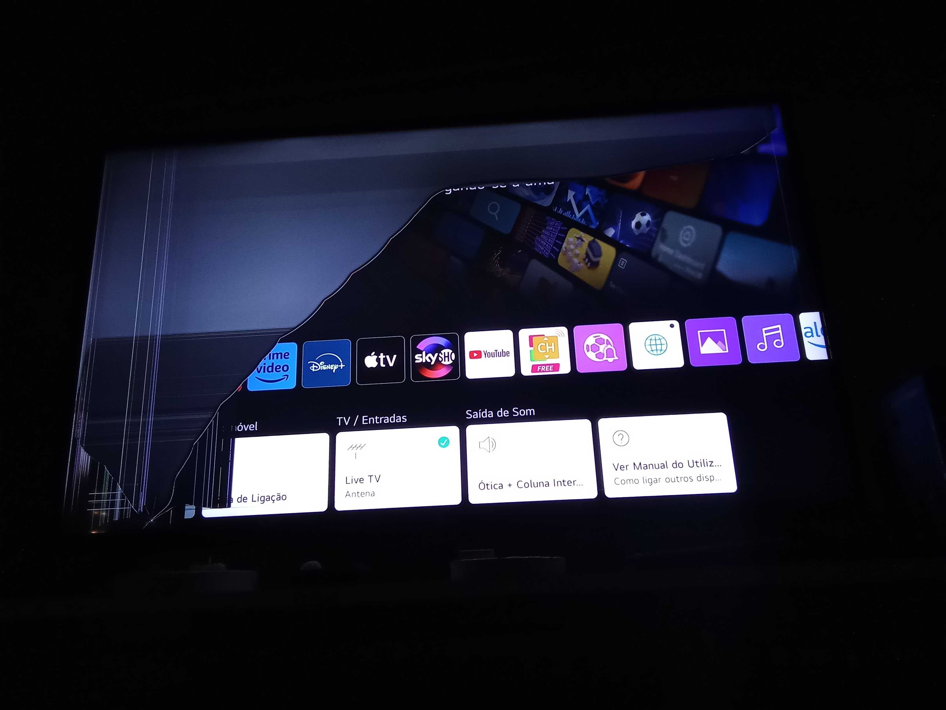 TV LG Para peças